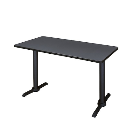 Cain Cain Training Tables, 48 W, 24 L, 29 H, Wood, Metal Top, Grey MTRCT4824GY